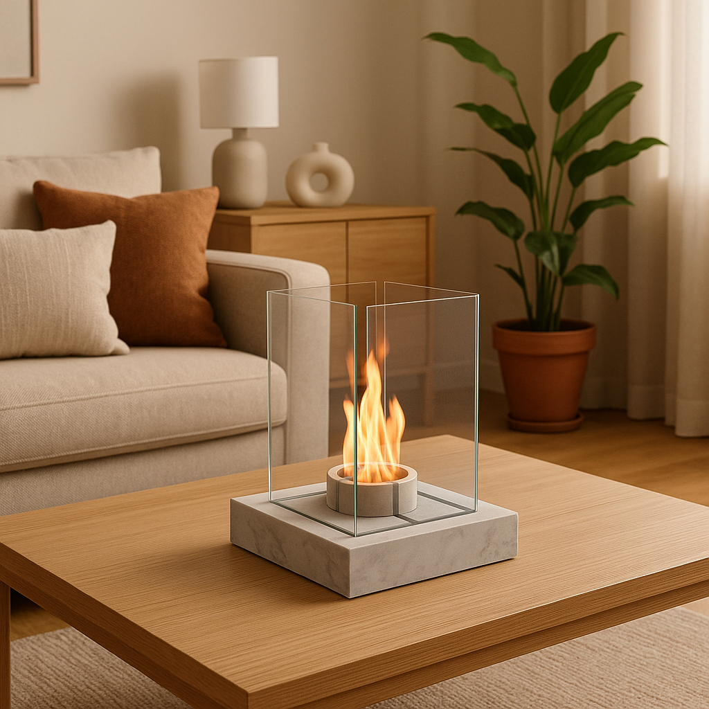 GLOW-Core V.1 – Masaüstü Beton Şömine